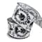 2.5" x 20ft. Black & White Wired Skeleton Portrait Ribbon by Celebrate It® Halloween